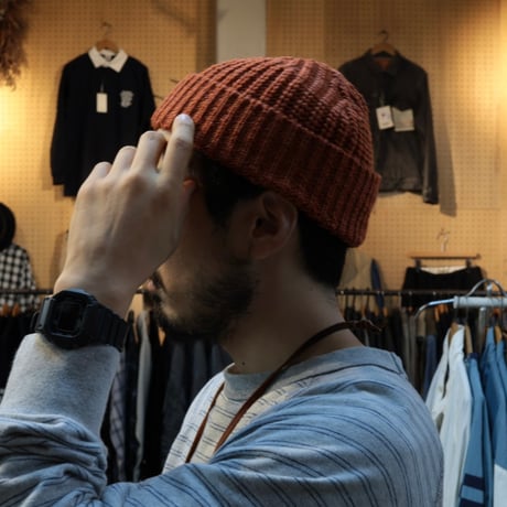 UNISEX / cableami / WOOL SHORT W/CAP / FW-4006