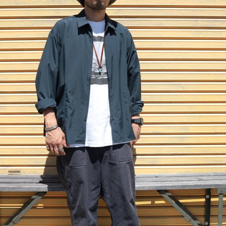 UNISEX / amne / NYLON zip park shirts / amn-SH-058