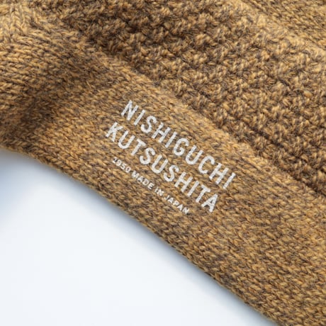 UNISEX / NISHIGUCHI KUTSUSHITA / ウールコットンブーツソックス