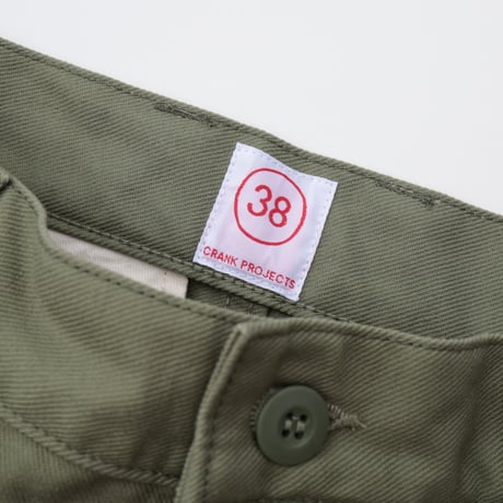 CRANK PROJECTS /  ファットパンツ コットンサージ / FAT501CS