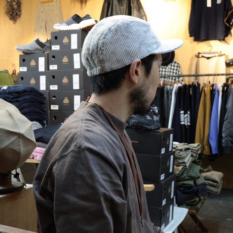 cableami / 6w Bleached Corduroy CAP / FW-1008