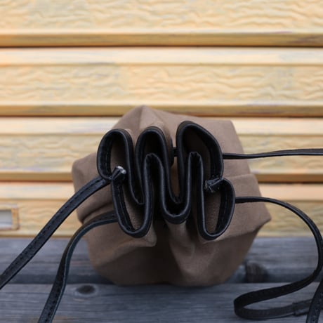 UNISEX / ''LINKS'' ORIGINAL / CANVAS DRAWSTRING BAG (小)&(中) / 26AW