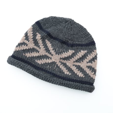 UNISEX / cableami / WOOL JACQUARD W/CAP / FW-4004