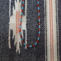 UNISEX / Coral&Turquoise ネックレス