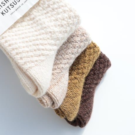 UNISEX / NISHIGUCHI KUTSUSHITA / ウールコットンブーツソックス