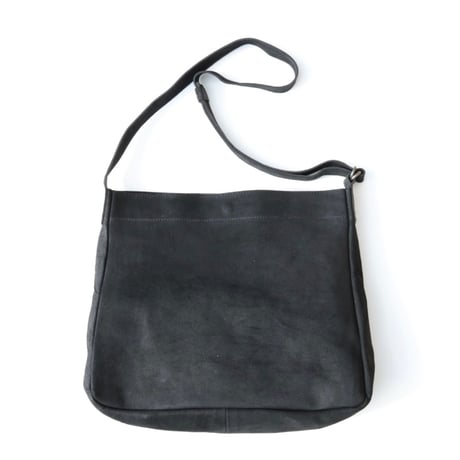 UNISEX / ''LINKS'' ORIGINAL / RETRO SHOULDER SUEDE LEATHER BAG (大)