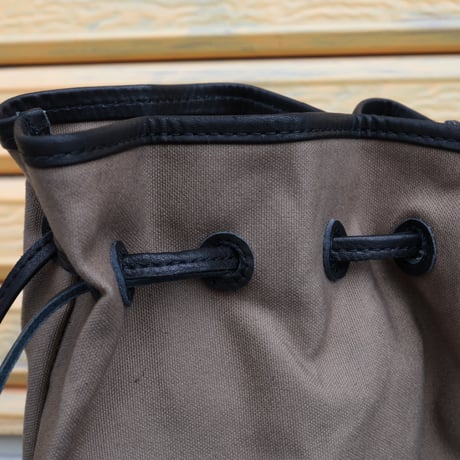 UNISEX / ''LINKS'' ORIGINAL / CANVAS DRAWSTRING BAG (小)&(中) / 26AW