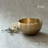 No.S-232　シンギングボウル　5メタル (14.5cm)　金