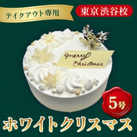 【テイクアウト専用】クリスマスケーキ「ホワイトクリスマス」(5号)【山手調理製菓専門学校】