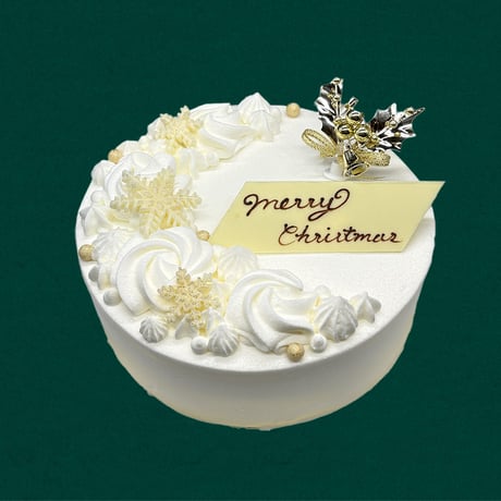 【テイクアウト専用】クリスマスケーキ「ホワイトクリスマス」(5号)【山手調理製菓専門学校】