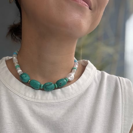 Happy Summer Stone Necklace（３６）
