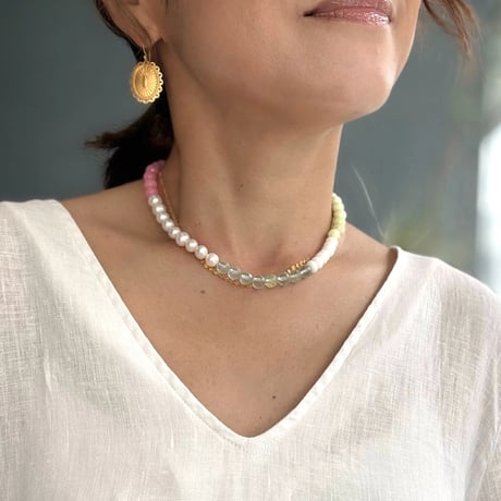 Happy Summer Stone Necklace（１３）