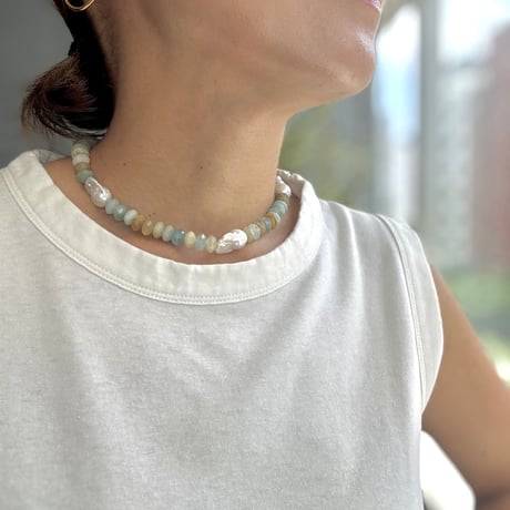 Happy Summer Stone Necklace（３５）