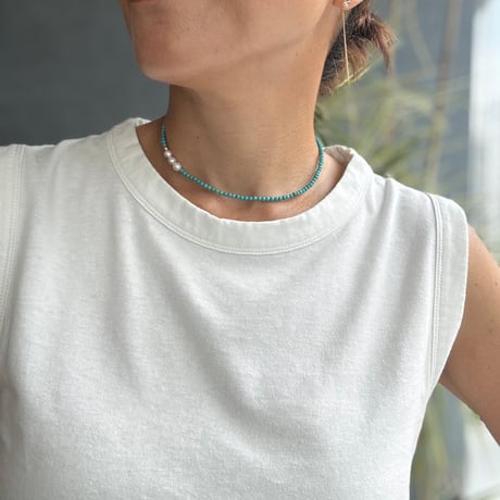 Happy Summer Stone Necklace（７）