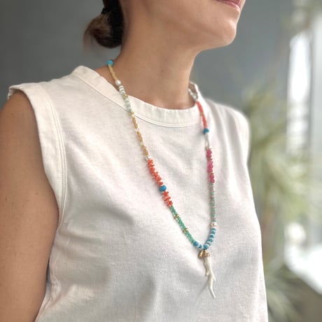Happy Summer Stone Necklace（４４）