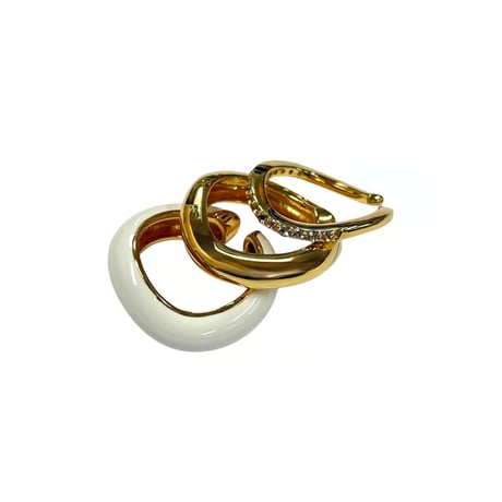 Ete　リップルリング＆イヤカフ　※セット販売