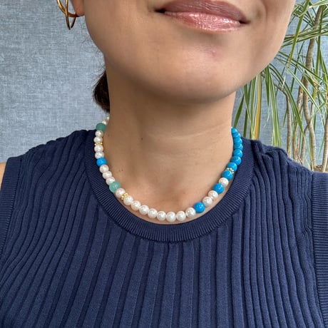 Happy Summer Stone Necklace（１２）