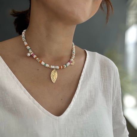 Happy Summer Stone Necklace（１４）