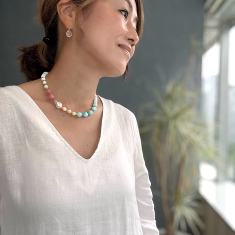 Happy Summer Stone Necklace（２２）