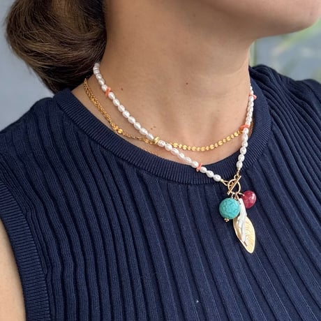 Happy Summer Stone Necklace（１）