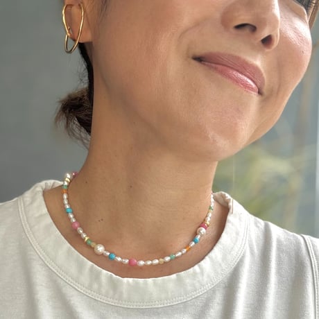 Happy Summer Stone Necklace（８）
