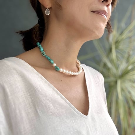 Happy Summer Stone Necklace（１７）