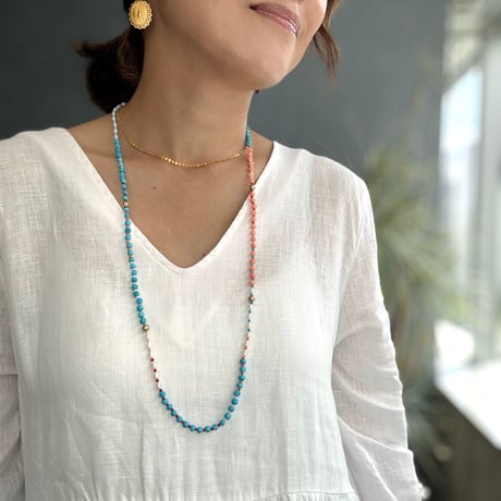 Happy Summer Stone Necklace（４１）