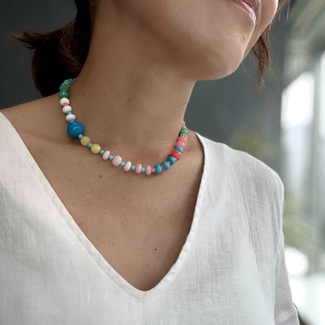 Happy Summer Stone Necklace（２１）