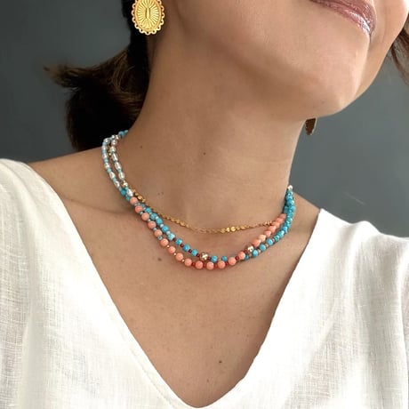 Happy Summer Stone Necklace（４１）