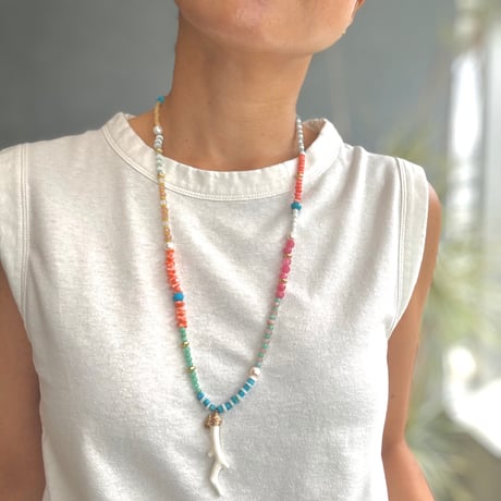 Happy Summer Stone Necklace（４４）