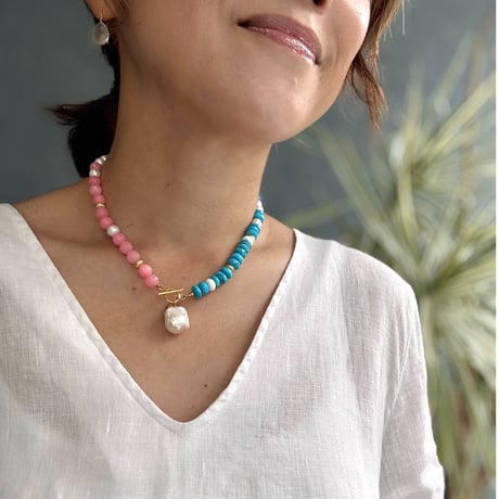 Happy Summer Stone Necklace（１０）