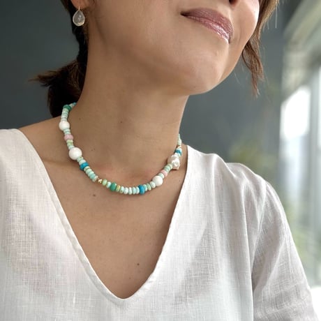 Happy Summer Stone Necklace（１５）
