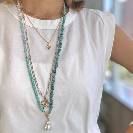 Happy Summer Stone Necklace（４３）