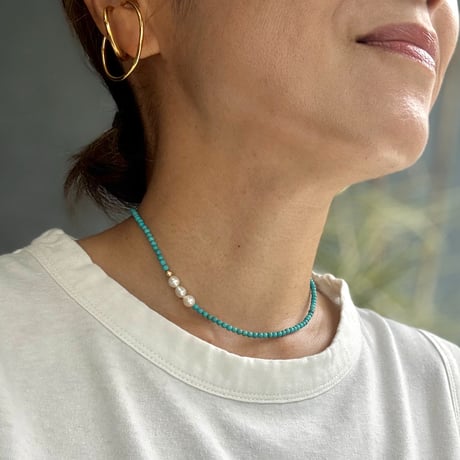 Happy Summer Stone Necklace（７）