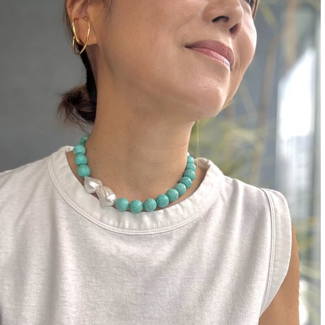 Happy Summer Stone Necklace（３７）