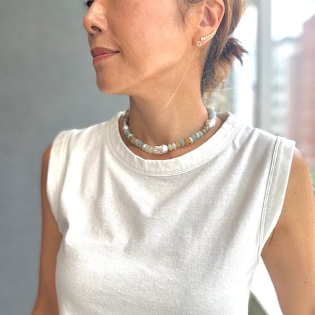 Happy Summer Stone Necklace（３５）