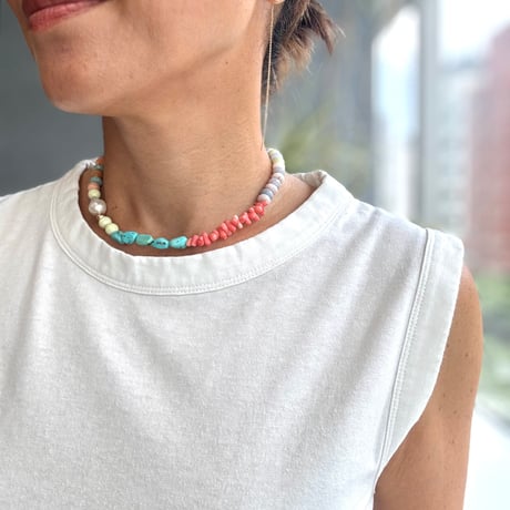 Happy Summer Stone Necklace（３４）