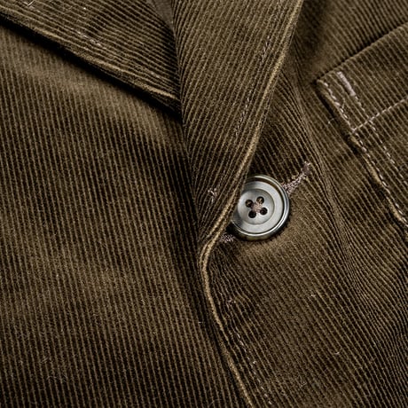 Lounge Jacket, w/Sleeve Lining, Corduroy/Size40