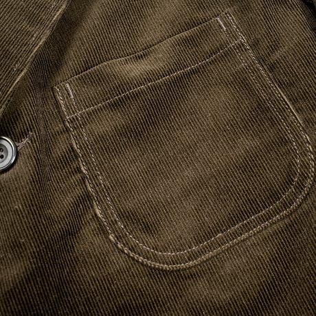 Lounge Jacket, w/Sleeve Lining, Corduroy/Size40