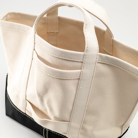 Tool Bag, Medium-Short Handle, Ecru x Black