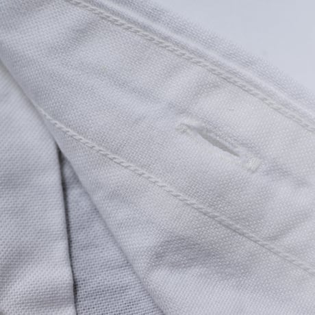7 Button BD, San Joaquin Cotton OX, White