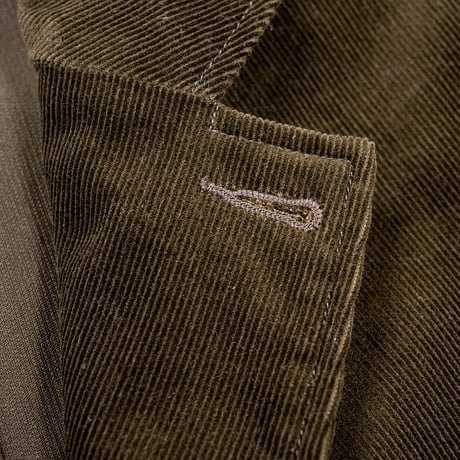Lounge Jacket, w/Sleeve Lining, Corduroy/Size40