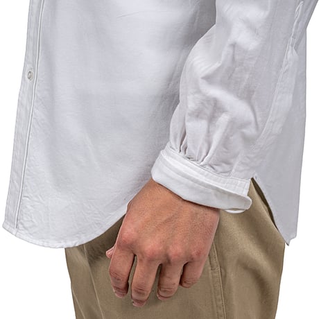 7 Button BD, San Joaquin Cotton OX, White