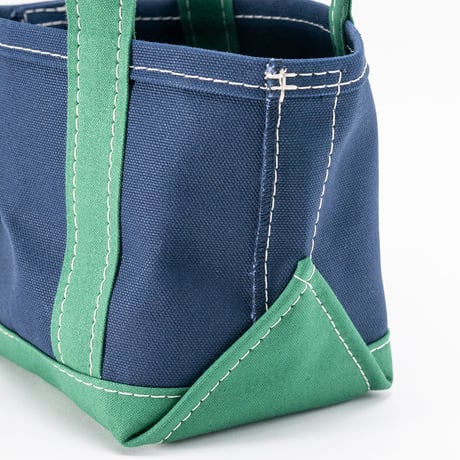 Deluxe Tote, Mini, Dark Navy x Green