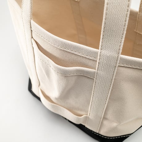Tool Bag, Medium-Long Handle, Ecru x Black
