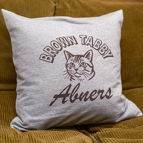 Cushion Cover/ Brown Tabbyクッション有り