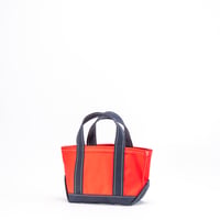 Deluxe Tote, Mini, Red x Navy