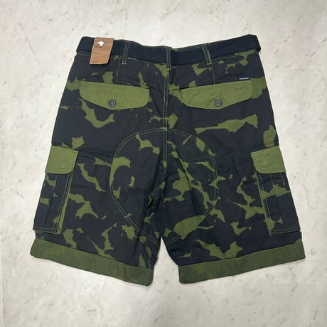 ROCAWEAR ロカウェア 5BORO CAMO オリジナル迷彩柄 カーゴ ショートパンツ ベルト付き (SJNS103)