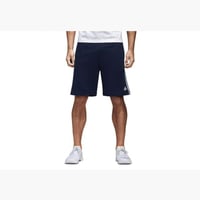 米国仕様 Adidas アディダス エッセンシャル 3ストライプ スウェット ショートパンツ 紺 GYM Shorts