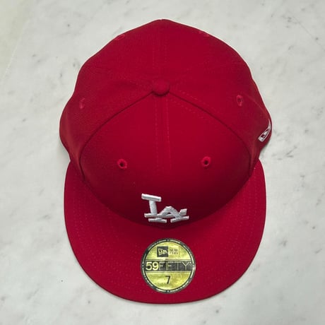 米国仕様 59FIFTY ニューエラ Newera ロサンゼルス ドジャース Dodgers 赤 Special Colorway (15-64)